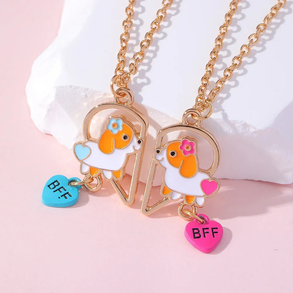 Cute Best Friends Forever Pendant Necklaces