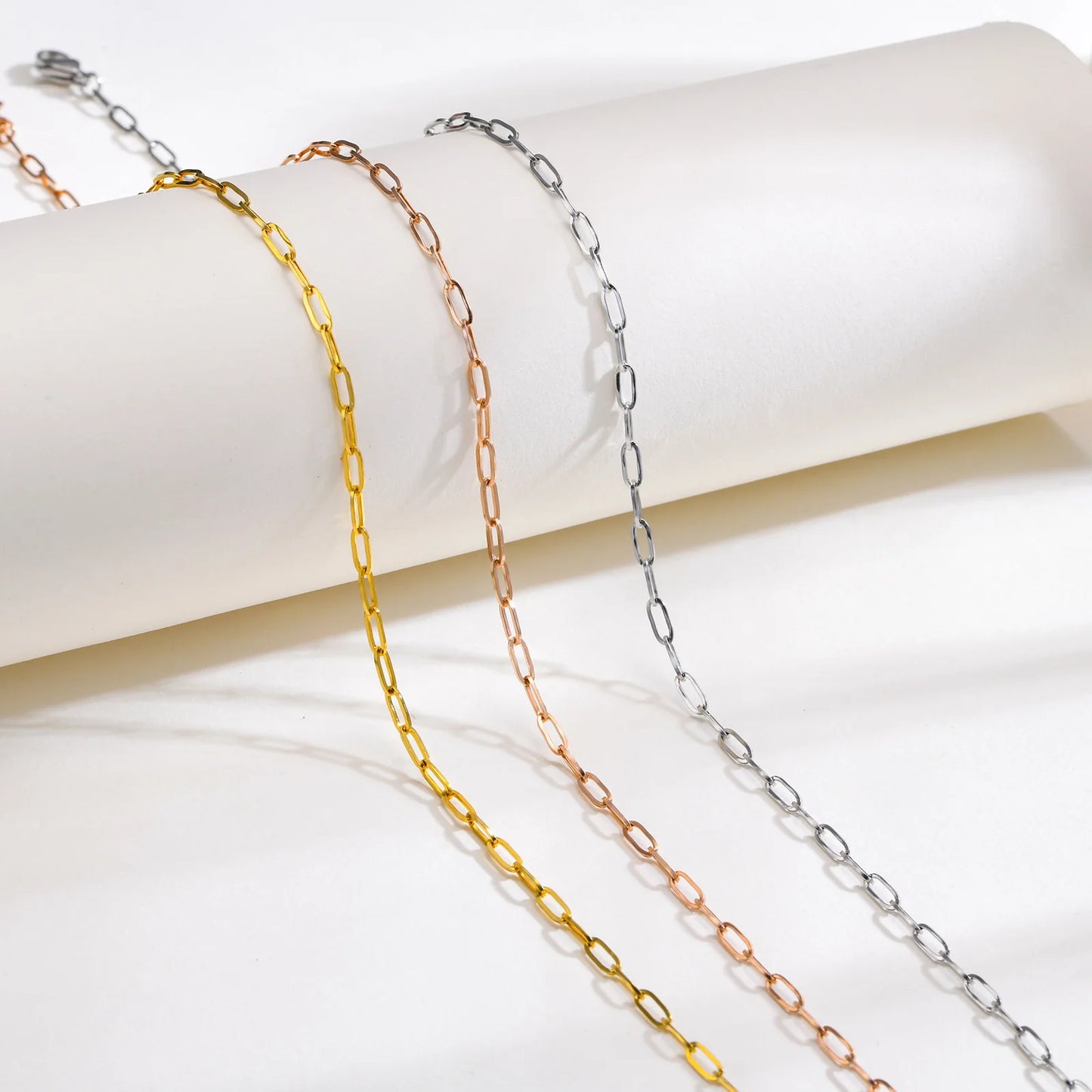 Paperclip Chain Necklaces