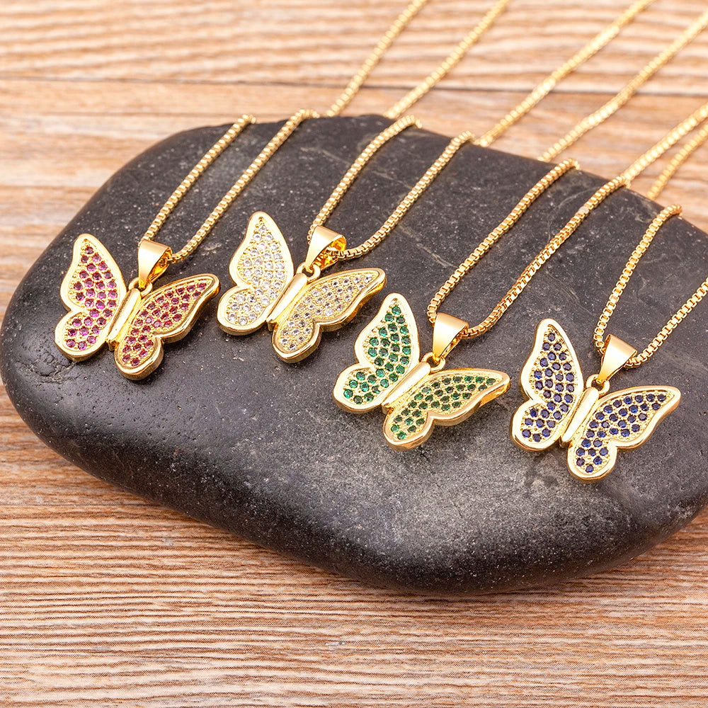 Butterfly Pendant Necklace