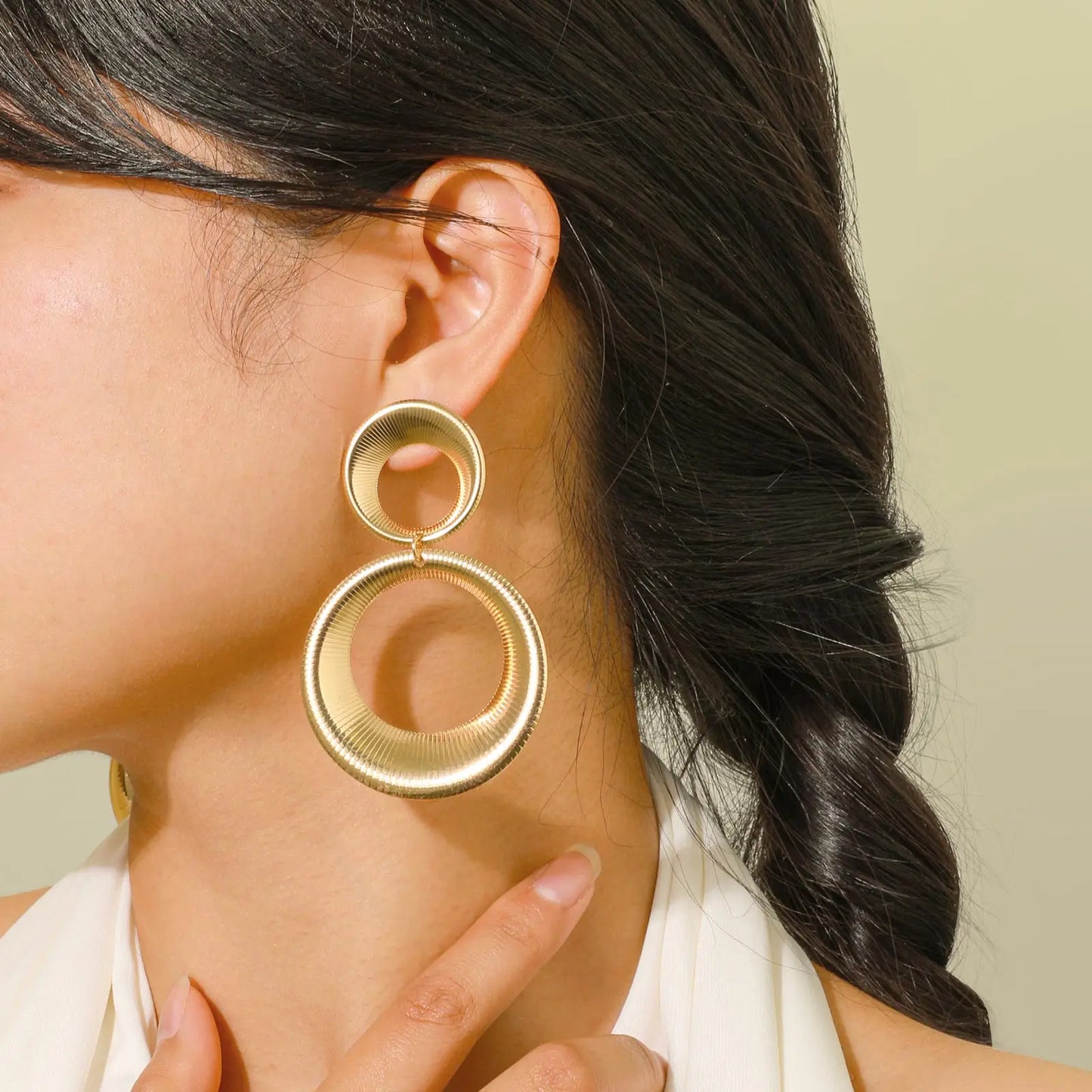 Oversize Circle Earrings