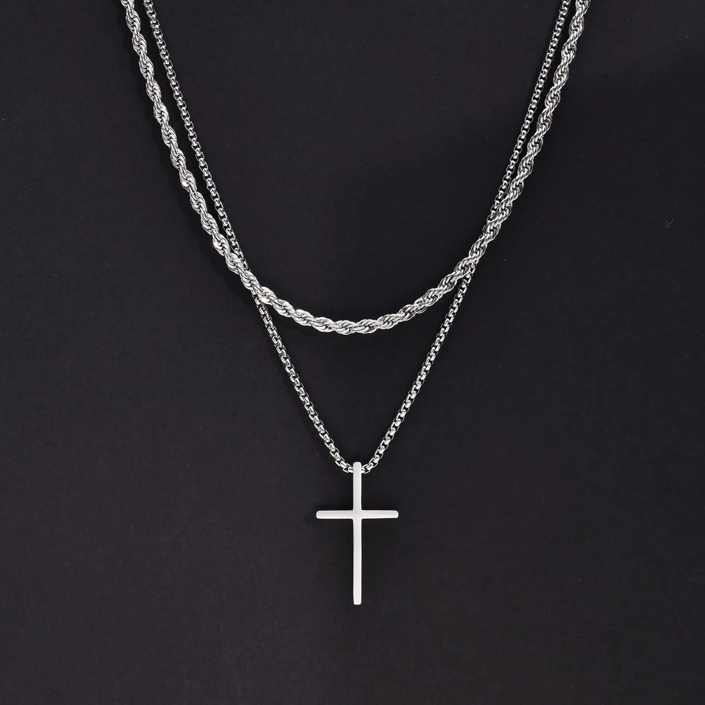 Mens Chain Necklaces and Crosses