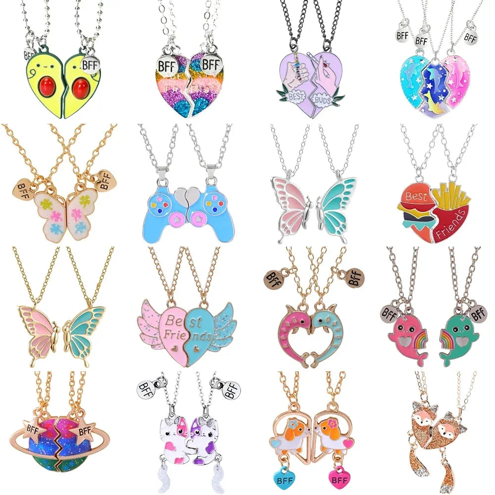 Cute Best Friends Forever Pendant Necklaces