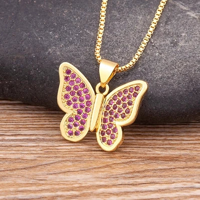 Butterfly Pendant Necklace
