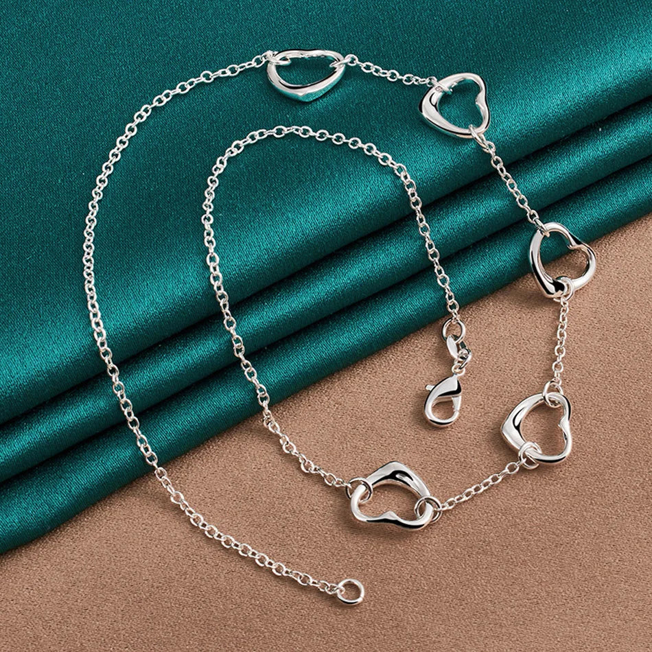 Heart Full Jewelry Set - Silver