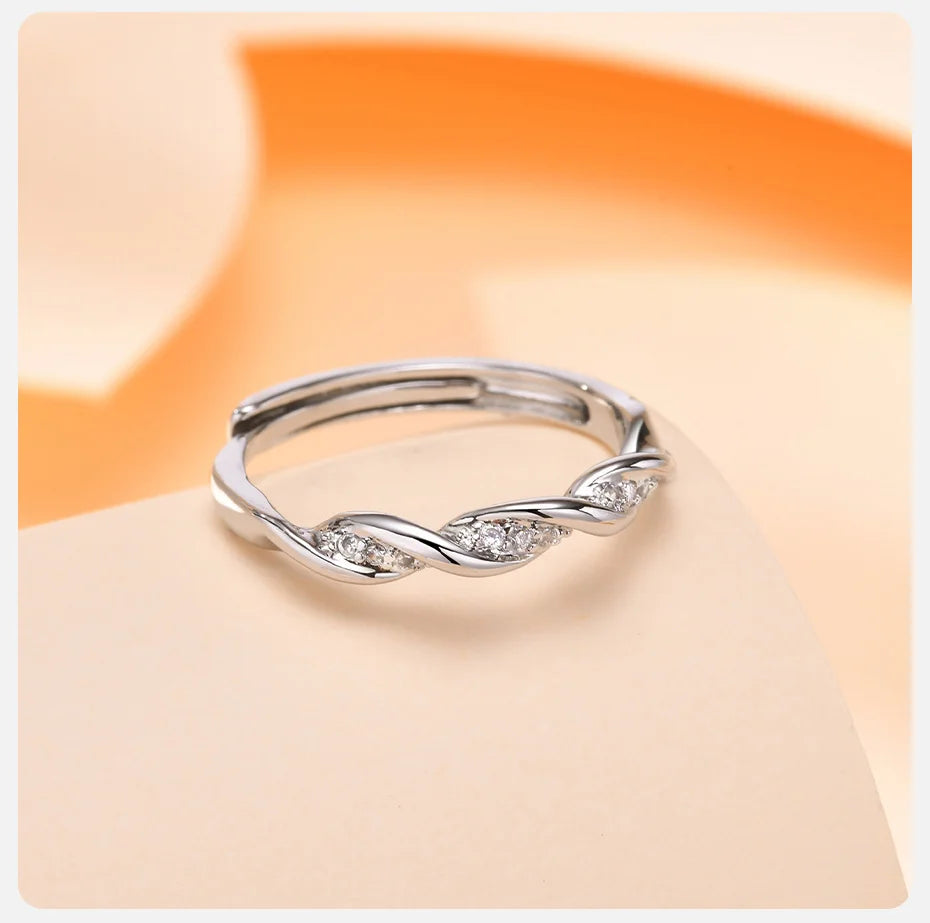 Twisted Adjustable 3mm Ring