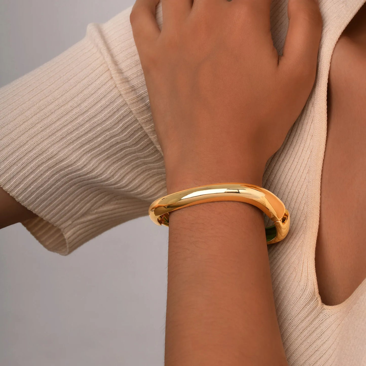 Chunky Asymmetrical Bangle