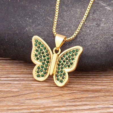 Butterfly Pendant Necklace